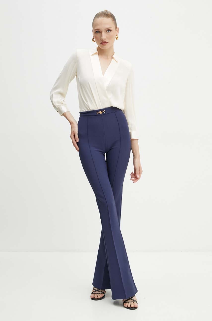 Ολόσωμη φόρμα Elisabetta Franchi χρώμα: μπεζ, TU00546E2