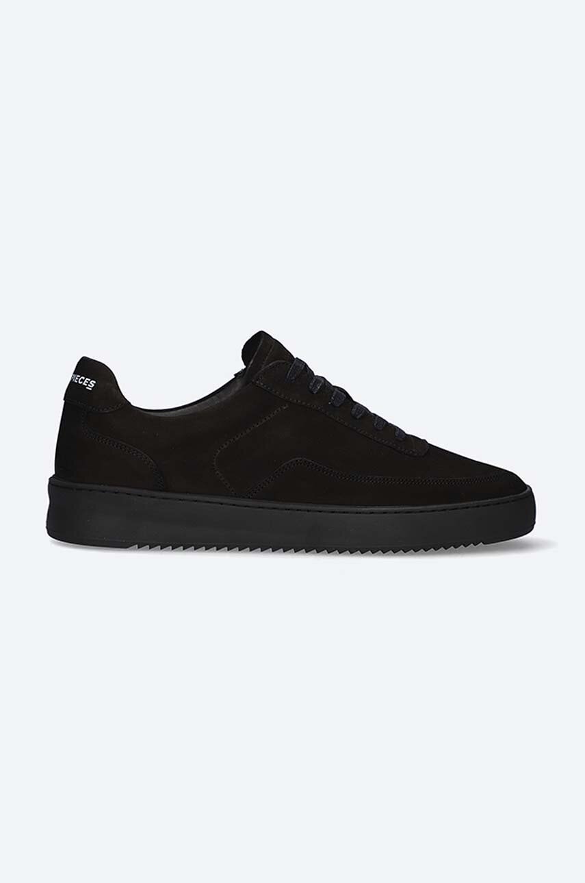 Σουέτ αθλητικά παπούτσια Filling Pieces χρώμα μαύρο