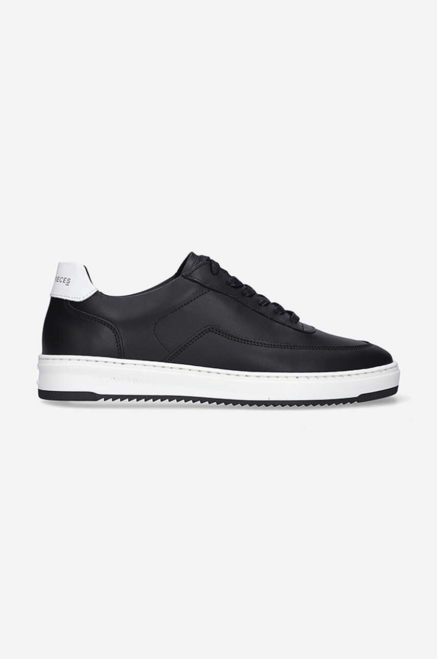 Δερμάτινα αθλητικά παπούτσια Filling Pieces χρώμα μαύρο 46722901861