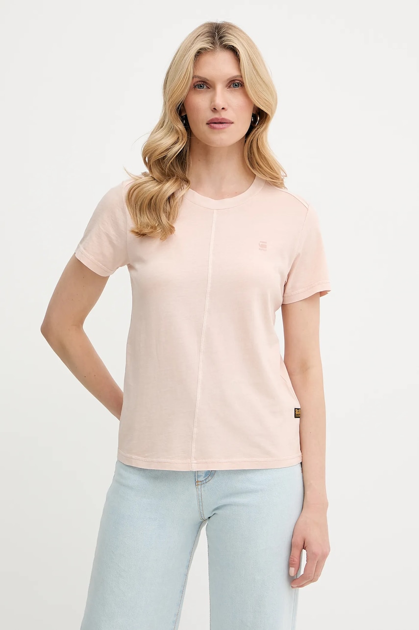 Βαμβακερό μπλουζάκι G-Star Raw χρώμα: μπλε, D24499-B059