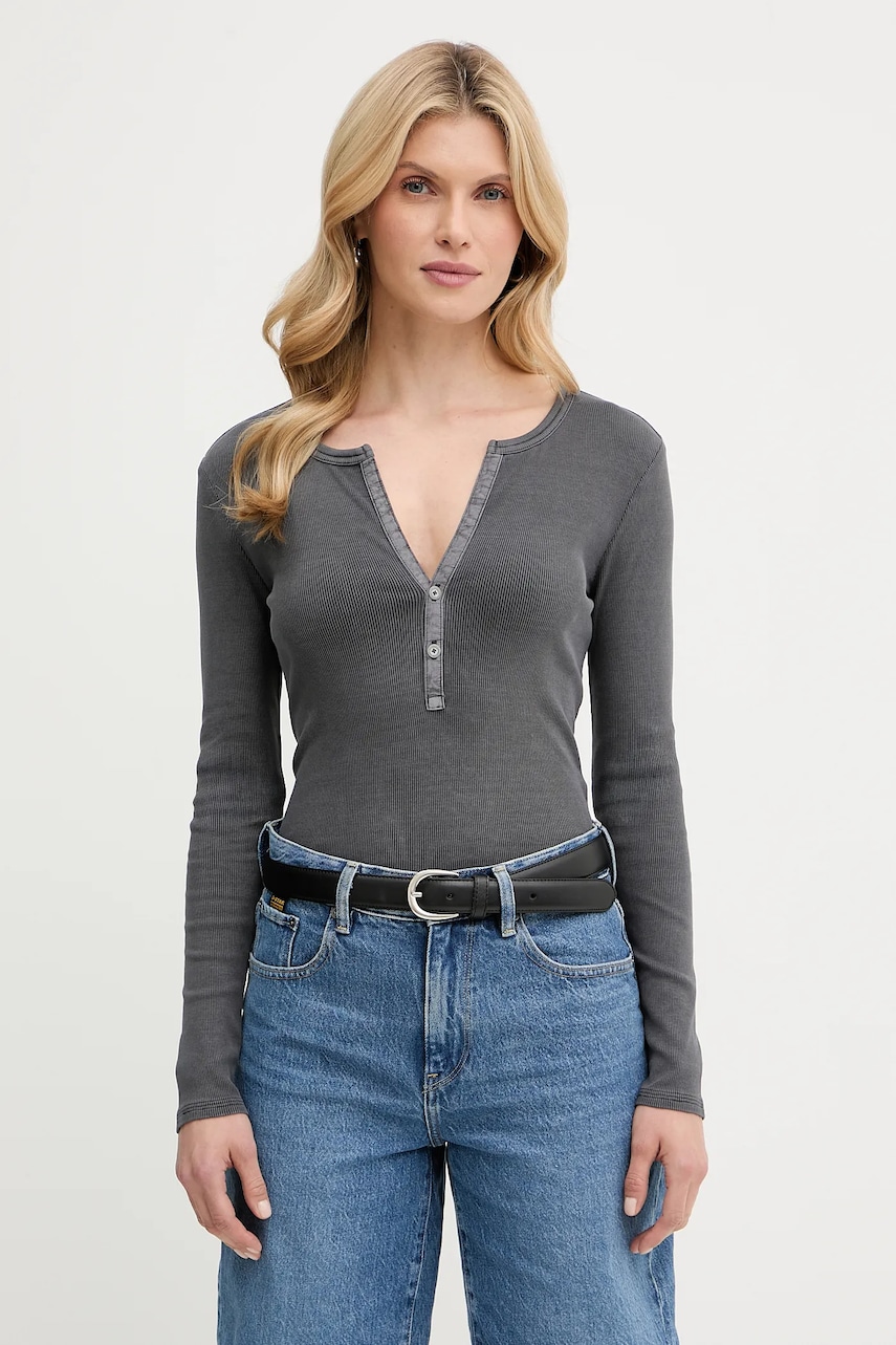 Μακρυμάνικο G-Star Raw χρώμα: μπλε, D26140-D968