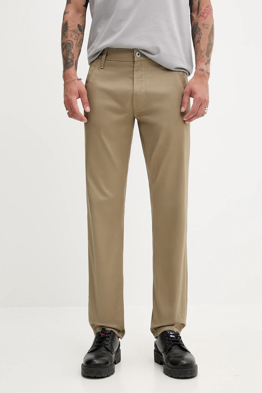 Παντελόνι G-Star Raw χρώμα: πράσινο, D26400-C105