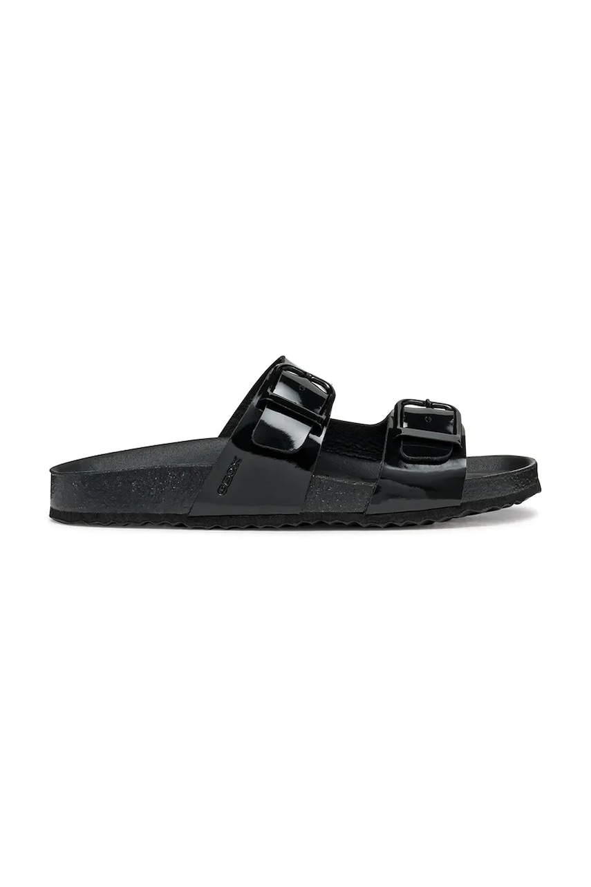 Παντόφλες Geox D BRIONIA R χρώμα: μαύρο, D55Y3M 000HH C9999