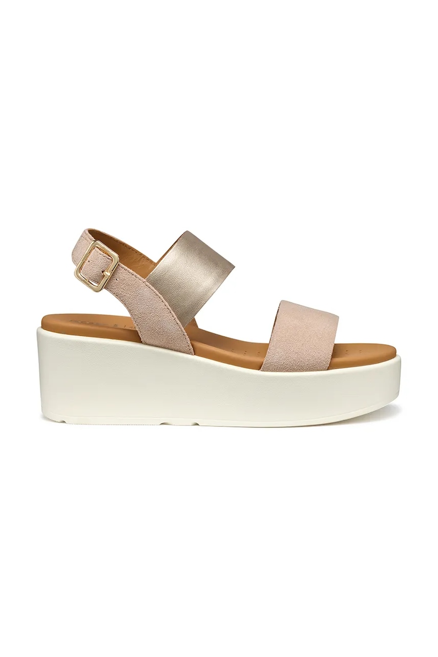 Σανδάλια Geox D XAND 2.2S χρώμα: μπεζ, D45M1A 022NF C8156