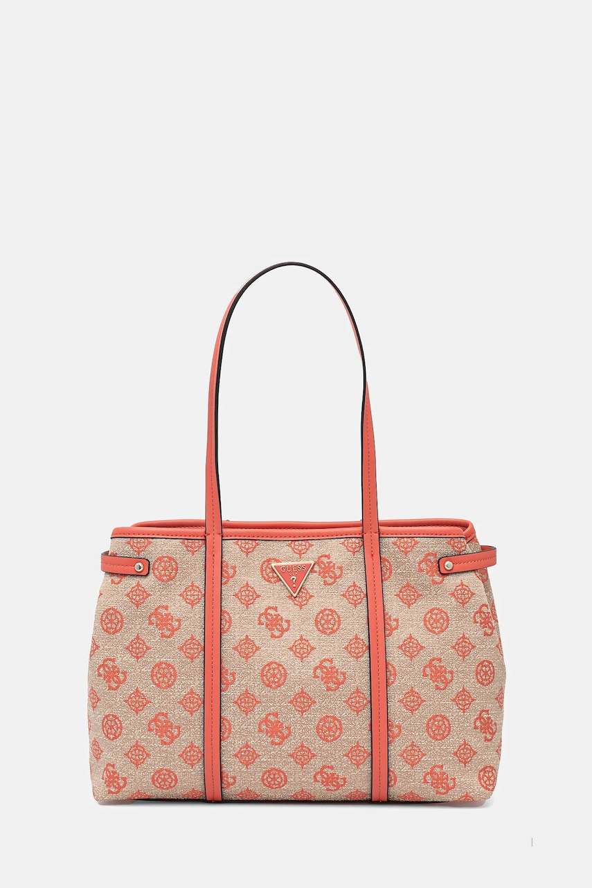 Τσάντα Guess BEYZA χρώμα: ροζ, HWJG96 27230