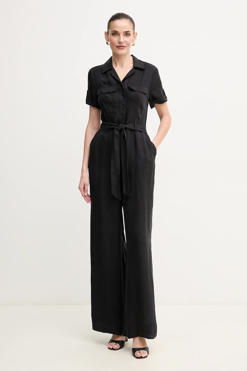 Ολόσωμη φόρμα Guess NALINI χρώμα: μαύρο, W5GD97 WH6E0