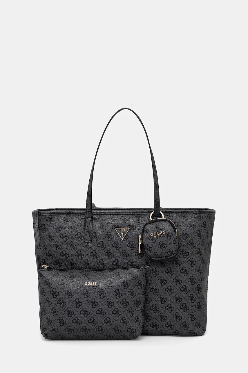 Τσάντα Guess POWER PLAY χρώμα: γκρι, HWSL71 24240