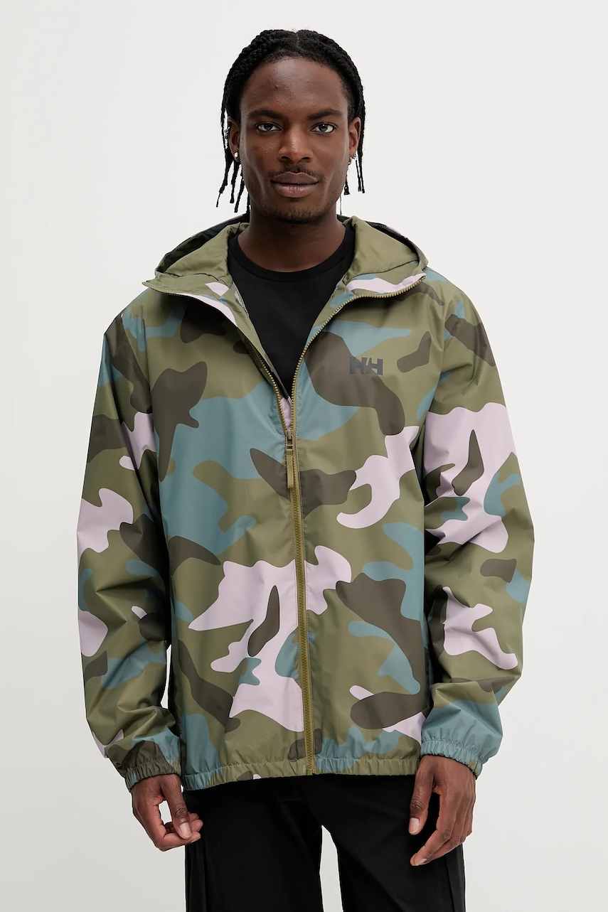 Αδιάβροχο μπουφάν Helly Hansen CORE GRAPHIC χρώμα: πράσινο, 54280