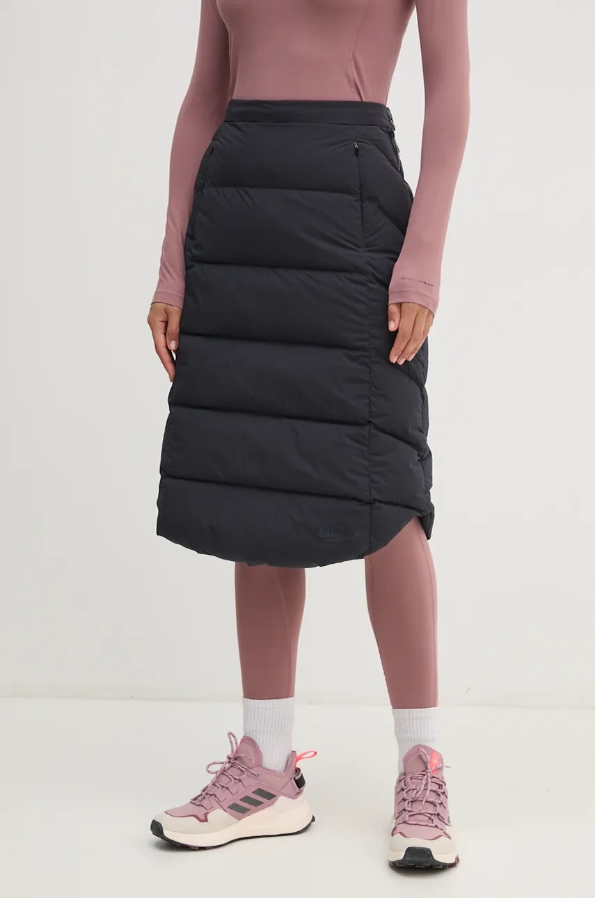 Αθλητική φούστα Jack Wolfskin Morgentau χρώμα: ναυτικό μπλε, A60087