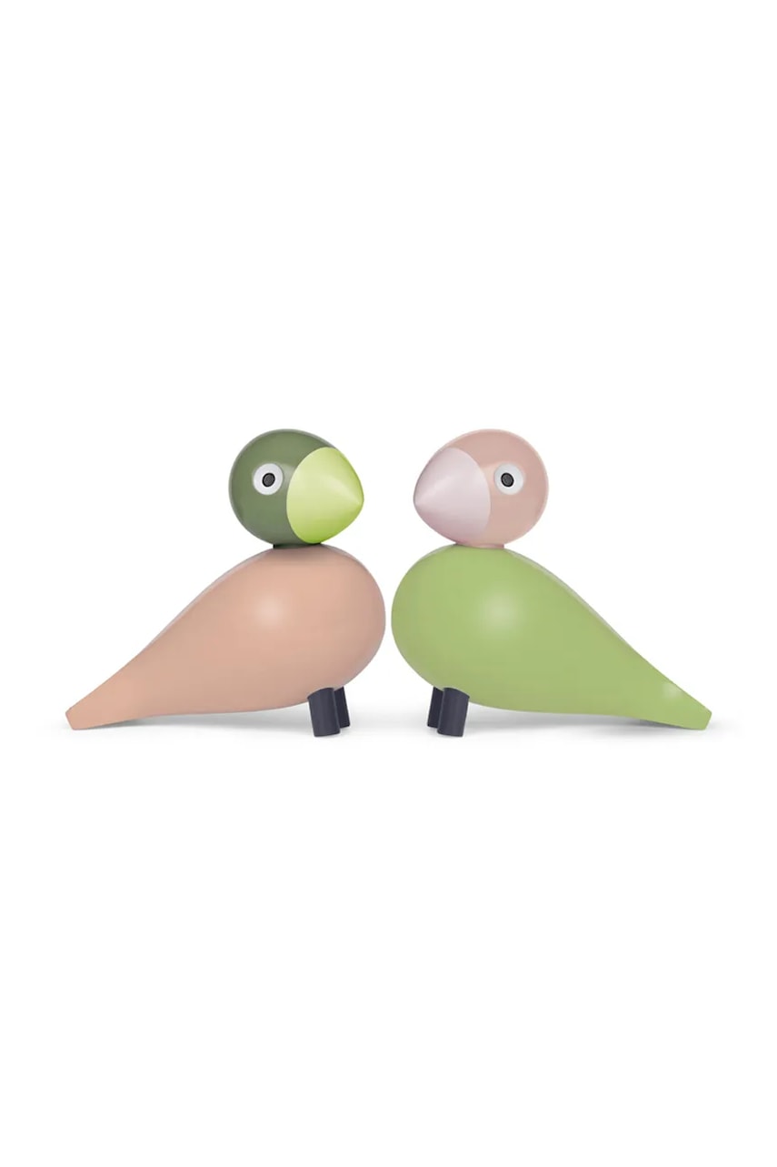 Διακοσμητική φιγούρα Kay Bojesen Lovebirds 2-pack χρώμα: πολύχρωμο