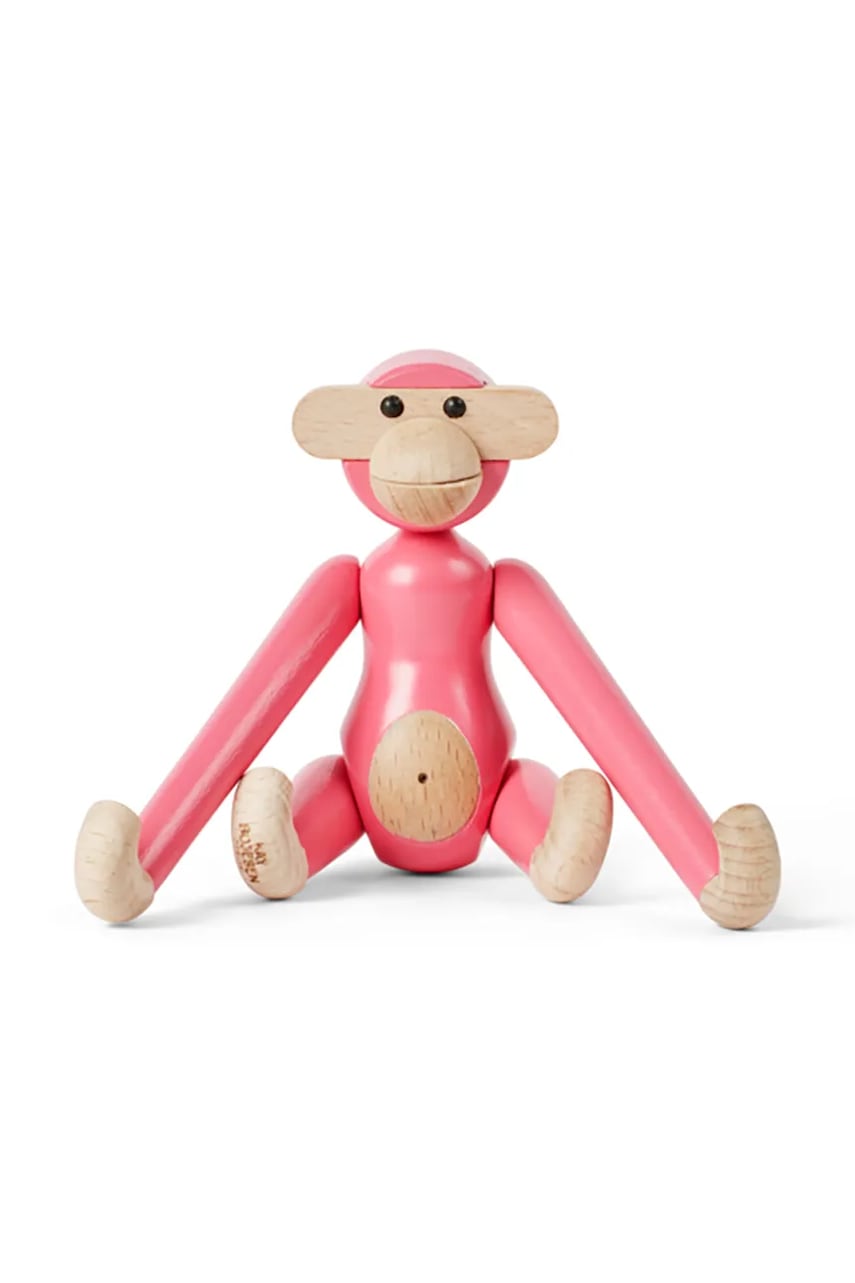 Διακοσμητική φιγούρα Kay Bojesen Monkey Mini χρώμα: ροζ