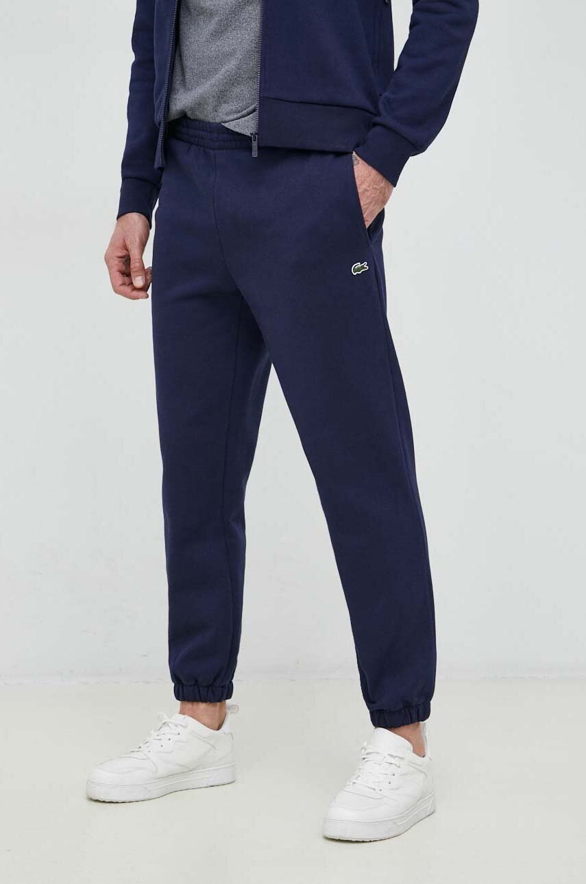 Παντελόνι φόρμας Lacoste χρώμα: ναυτικό μπλε