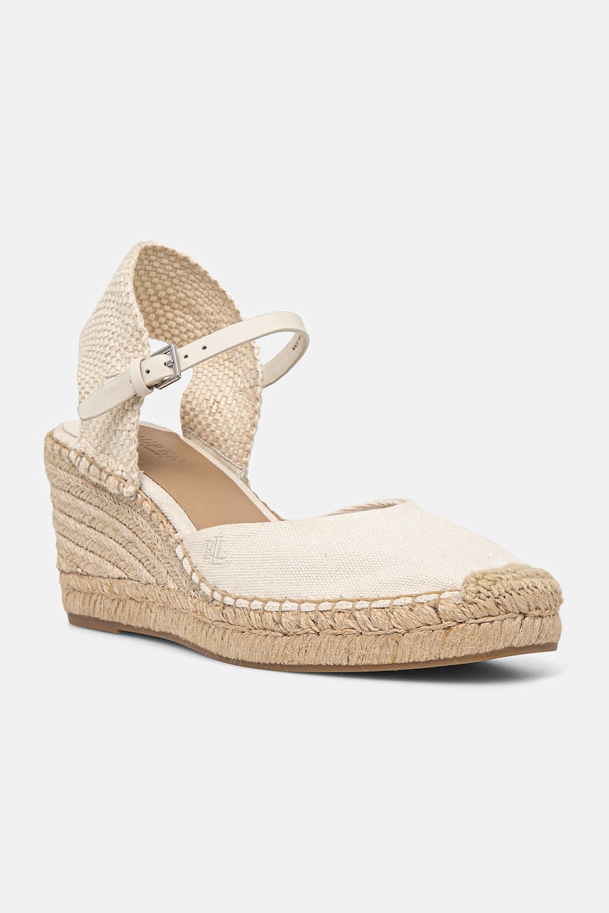 Εσπαντρίγιες Lauren Ralph Lauren Robby χρώμα: μπεζ, 802961836004