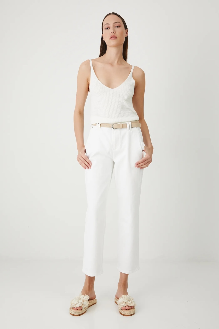 Τζιν παντελόνι Medicine χρώμα: άσπρο