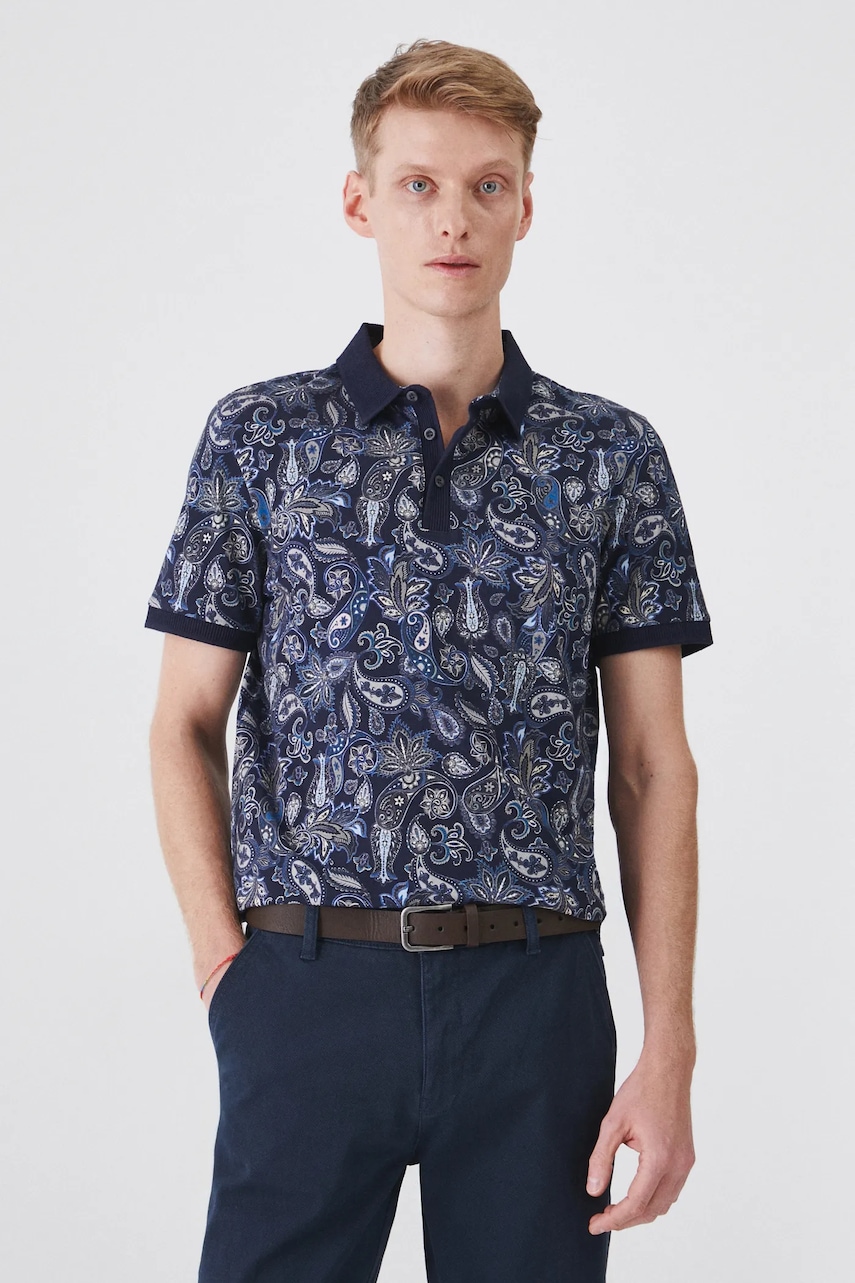 Πόλο Medicine χρώμα: ναυτικό μπλε