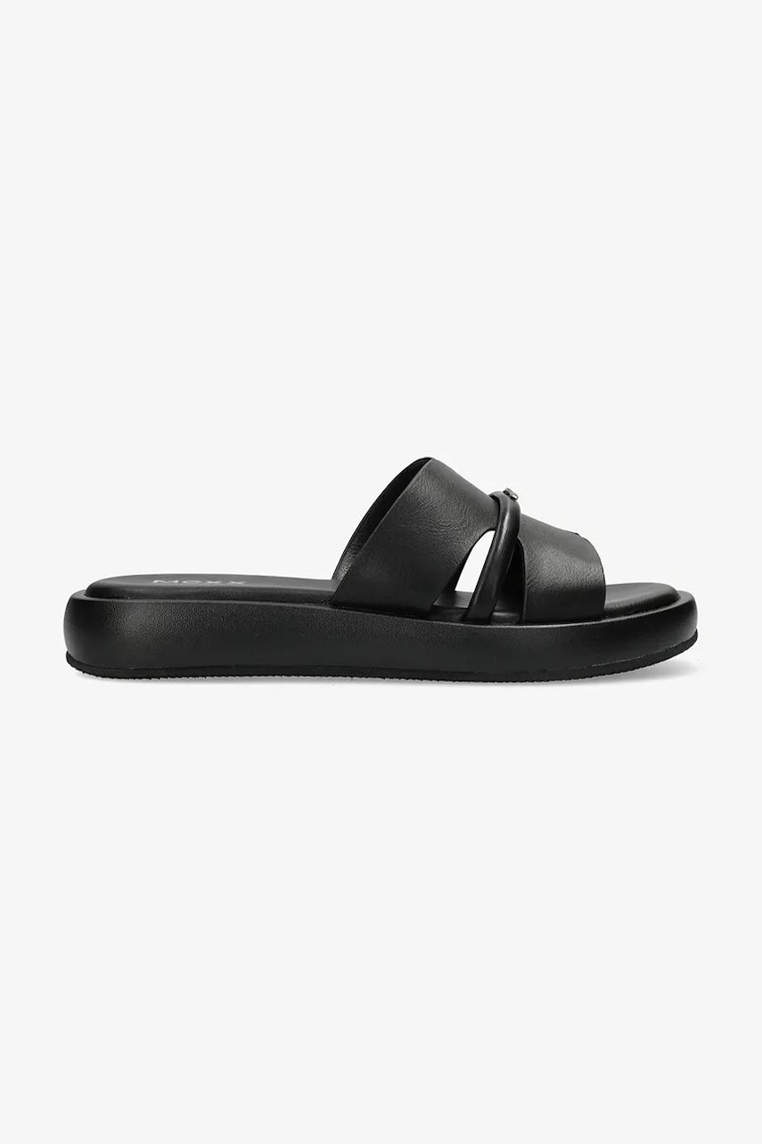 Παντόφλες Mexx LOTUS II PACHA χρώμα: μαύρο, MI001602251W