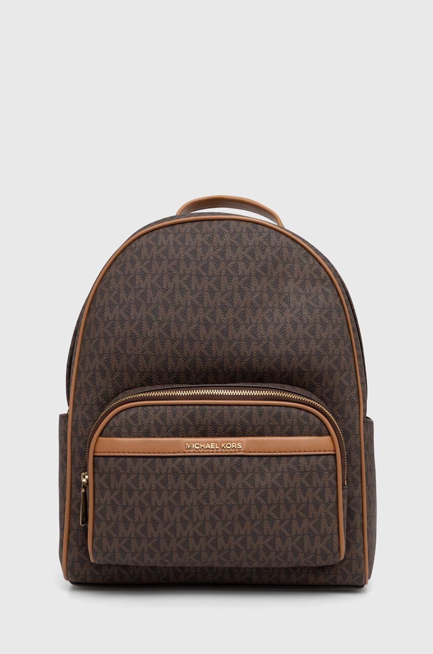 Σακίδιο πλάτης MICHAEL Michael Kors χρώμα: καφέ