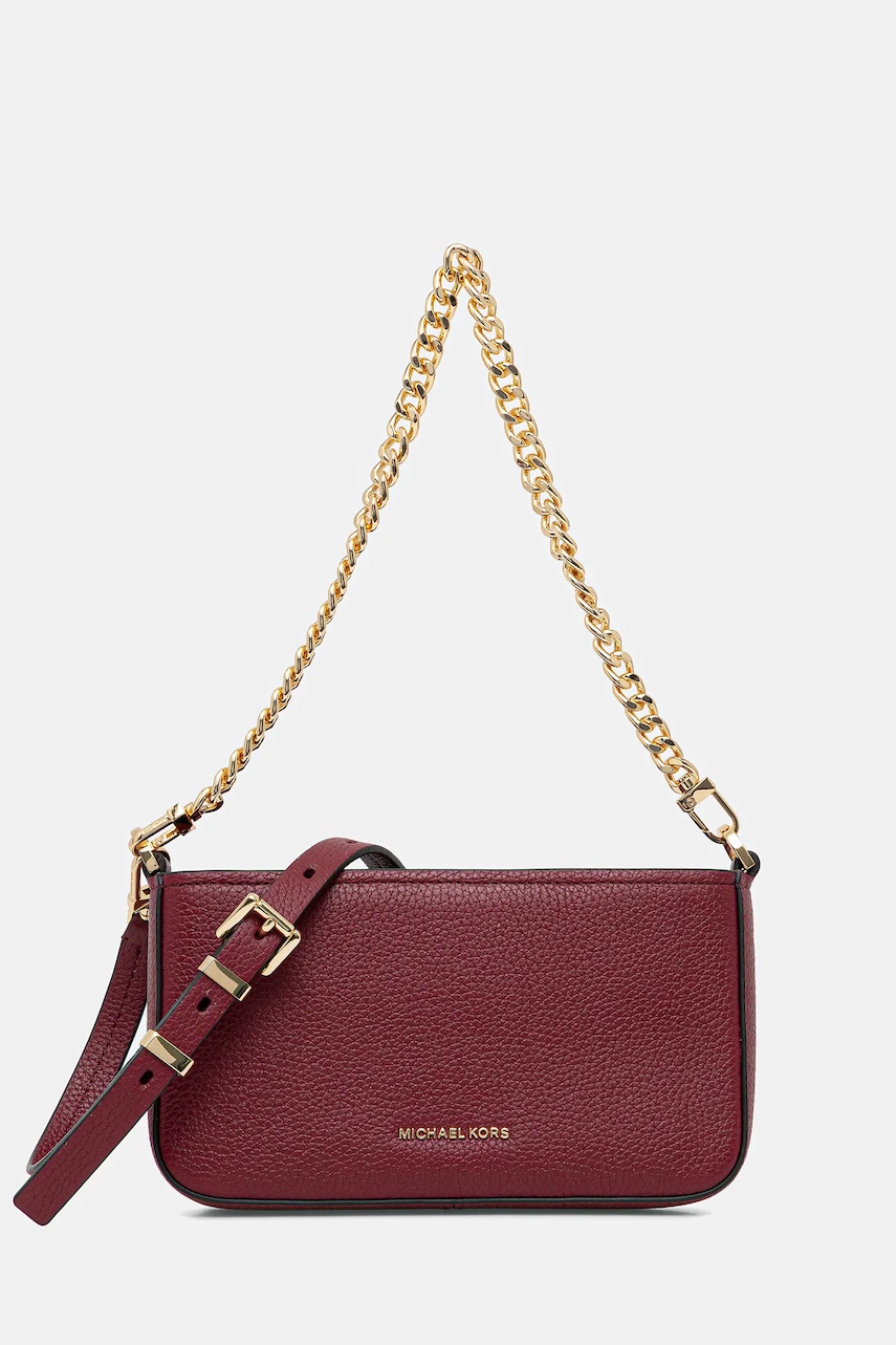 Δερμάτινη τσάντα MICHAEL Michael Kors χρώμα: μαύρο, 32S5GYTU1L