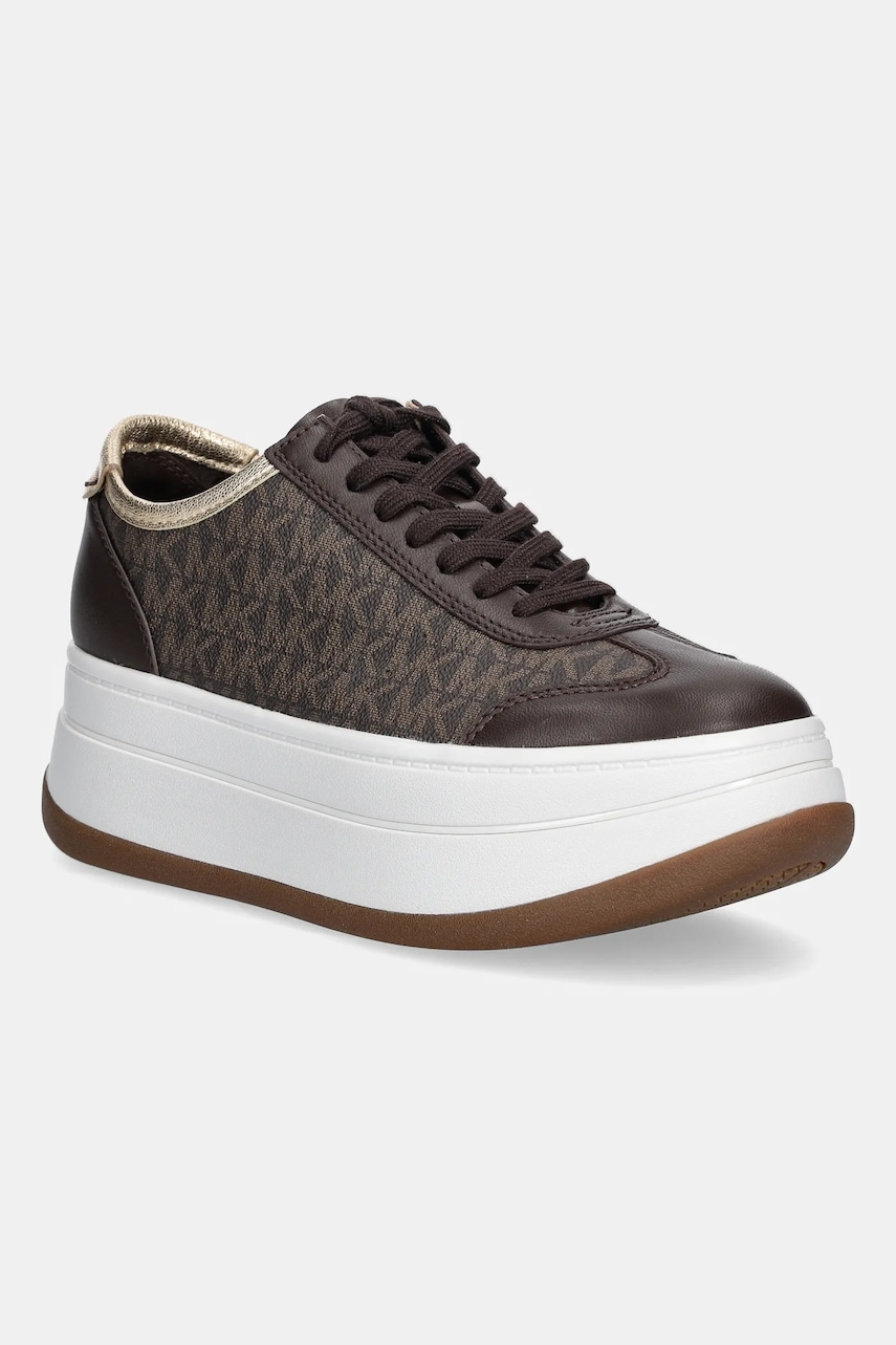 Αθλητικά MICHAEL Michael Kors Hayes χρώμα: καφέ, 43T5HYFS2L.200