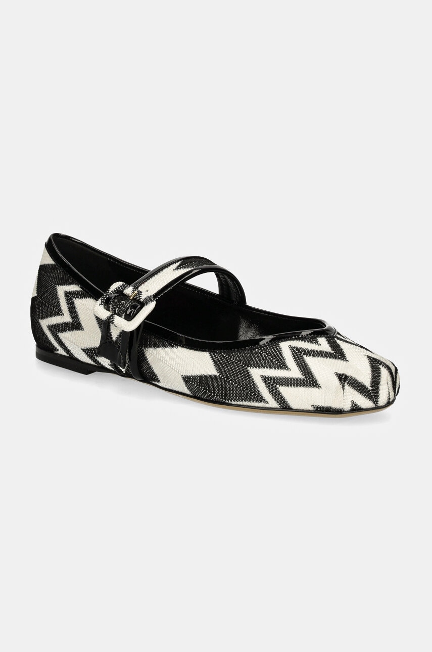 Μπαλαρίνες Missoni Jean χρώμα: μαύρο, MW44_022