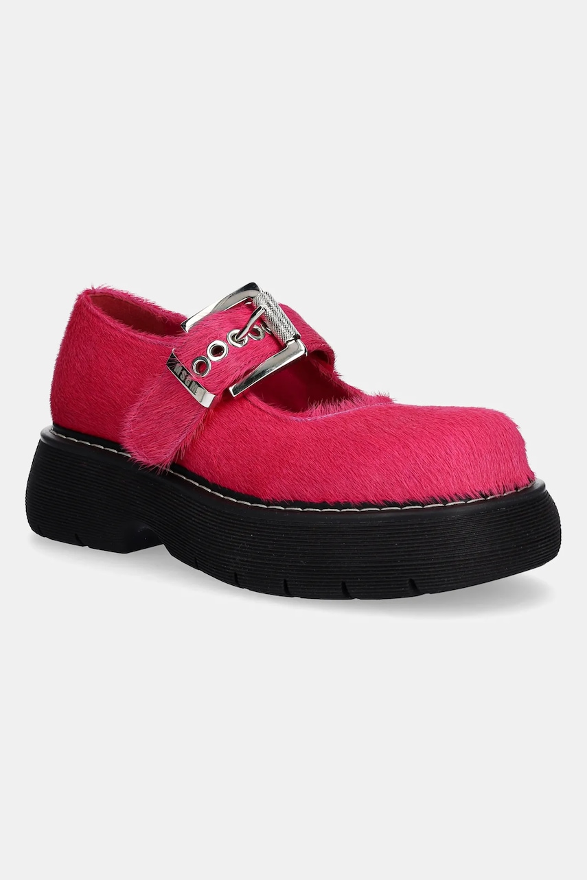 Μπαλαρίνες σουέτ MSGM χρώμα: ροζ, 3941MDS858 995