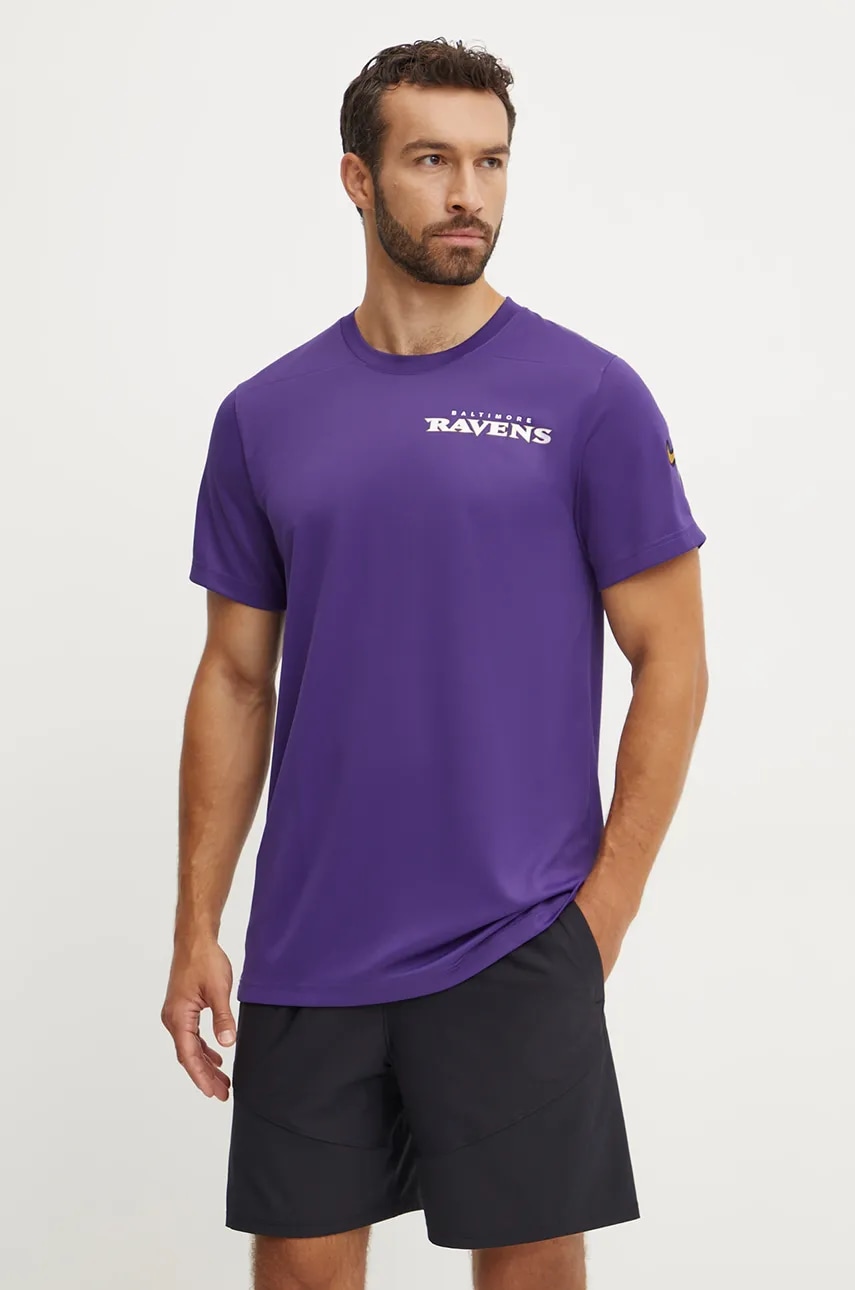 Μπλουζάκι προπόνησης Nike Baltimore Ravens χρώμα: μοβ, 02ES-CX99-8G-K0Z