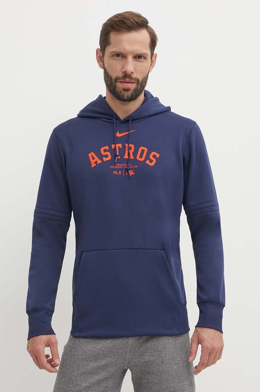 Μπλούζα Nike Houston Astros χρώμα: ναυτικό μπλε, με κουκούλα
