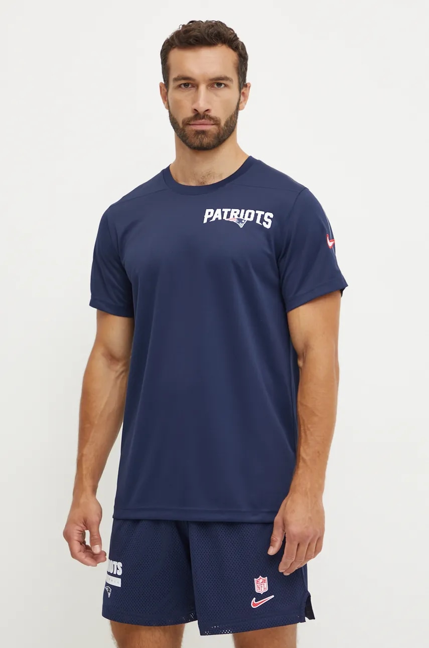 Μπλουζάκι προπόνησης Nike New England Patriots χρώμα: ναυτικό μπλε, 02ES-044P-8K-K0Z