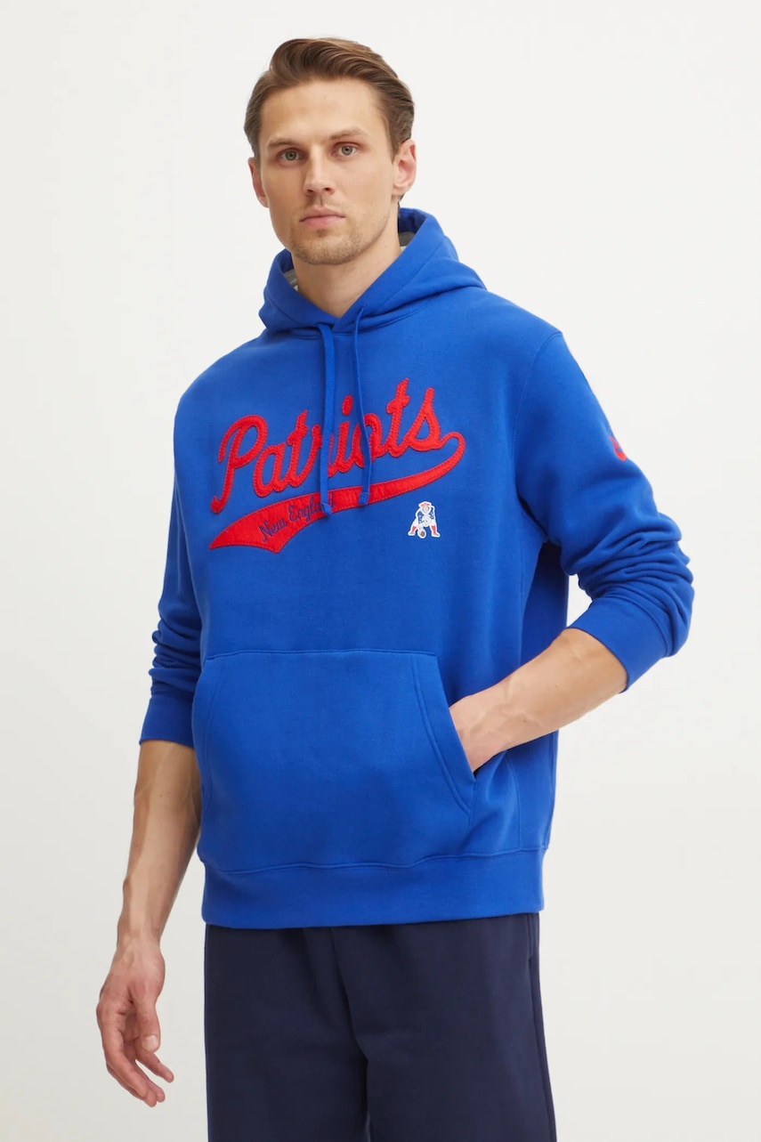 Μπλούζα Nike New England Patriots χρώμα: μοβ, με κουκούλα, 2KDK-067P-8KV-V7Q