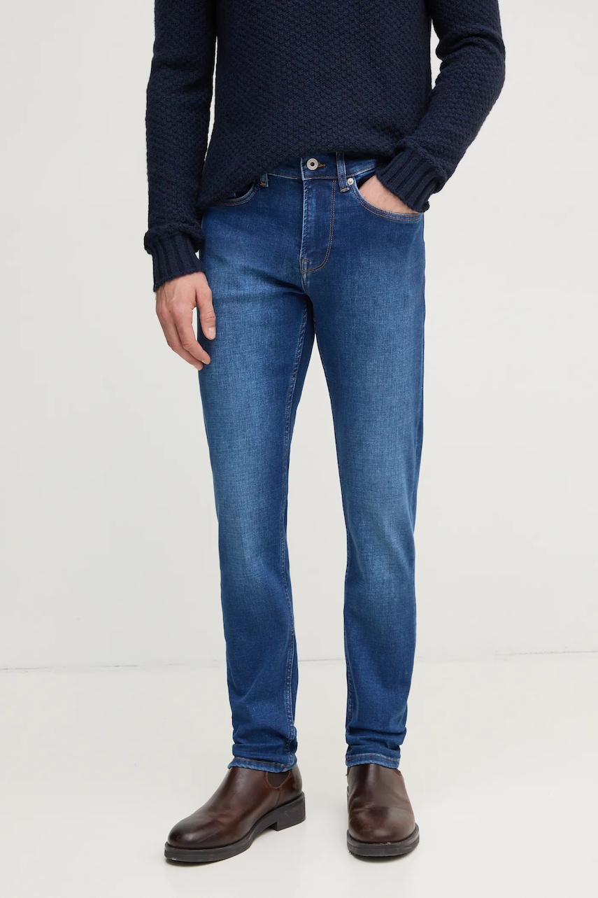 Τζιν παντελόνι Pepe Jeans SLIM JEANS HATCH χρώμα: ναυτικό μπλε, PM207388HX4