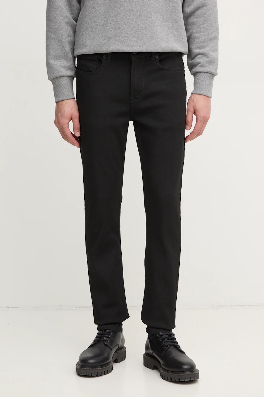 Τζιν παντελόνι Pepe Jeans SLIM JEANS HATCH χρώμα: μαύρο, PM207388XM9