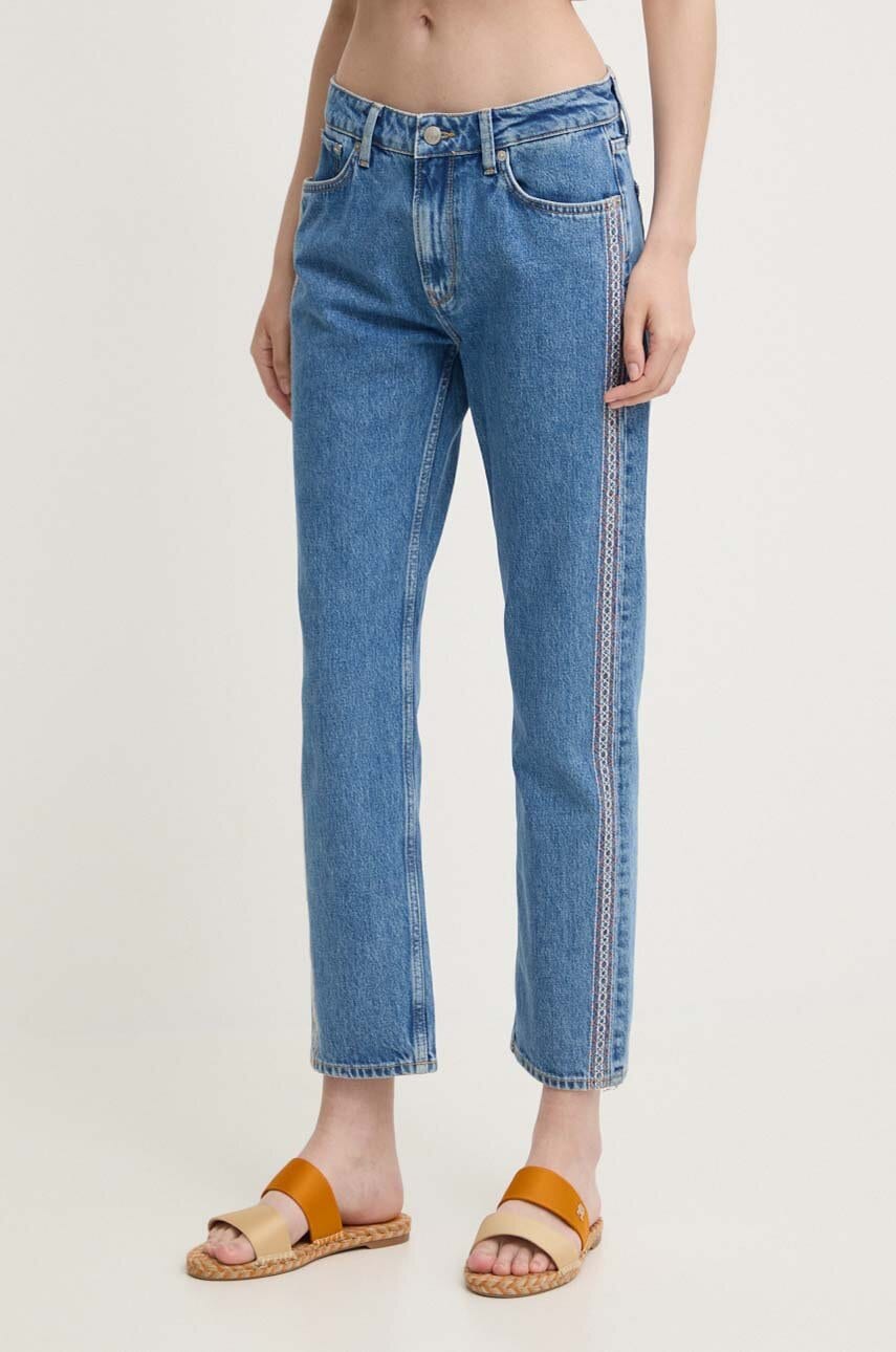 Τζιν παντελόνι Pepe Jeans STRAIGHT JEANS MW CRAFT PL204719