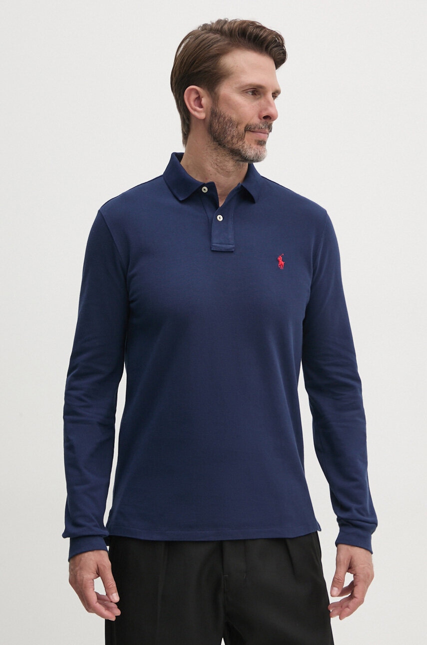 Βαμβακερή μπλούζα με μακριά μανίκια Polo Ralph Lauren