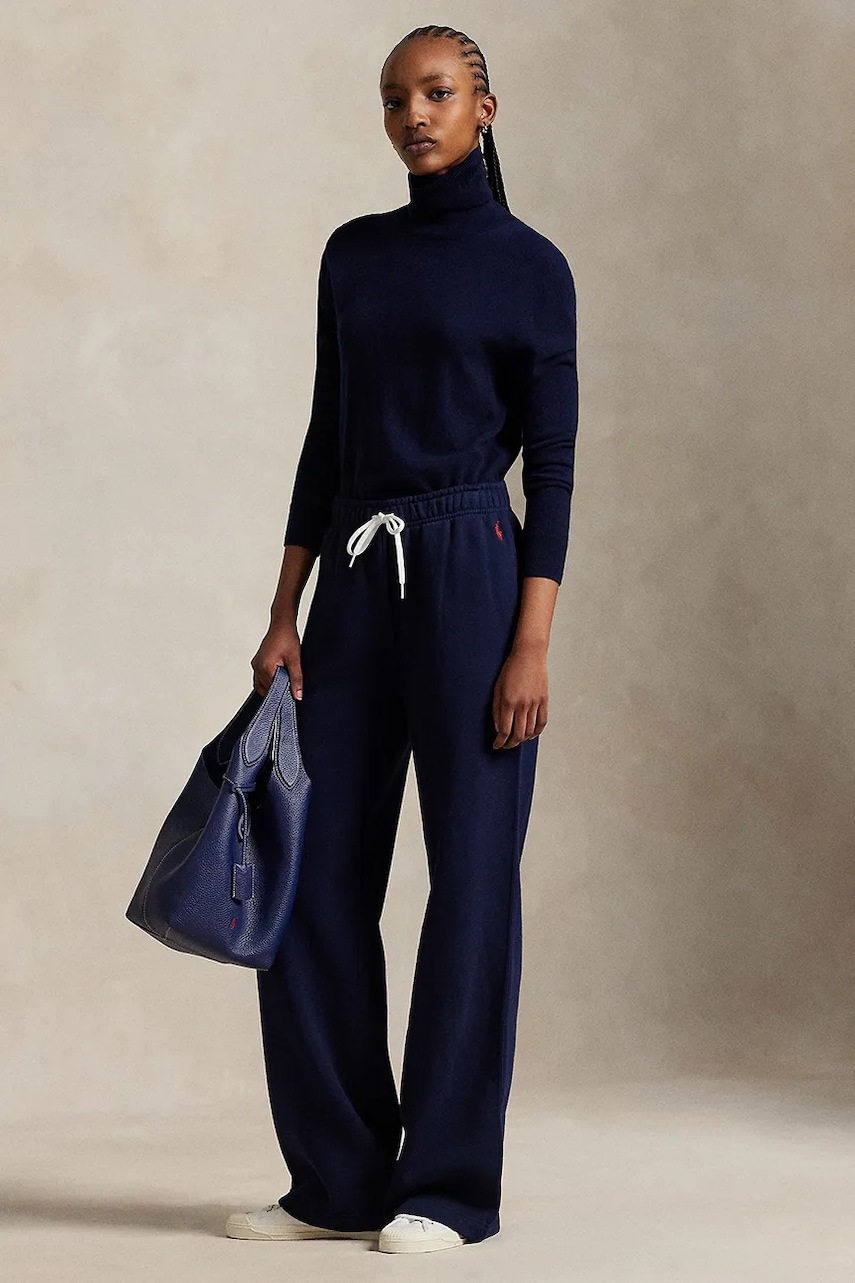 Παντελόνι φόρμας Polo Ralph Lauren χρώμα: ναυτικό μπλε, 211977959