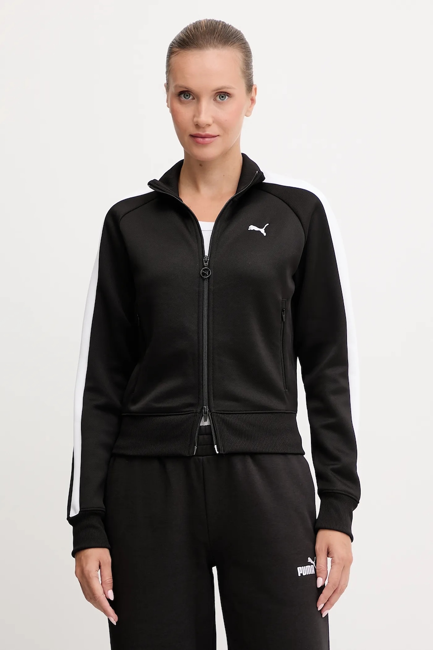 Μπλούζα Puma χρώμα: καφέ, 629796
