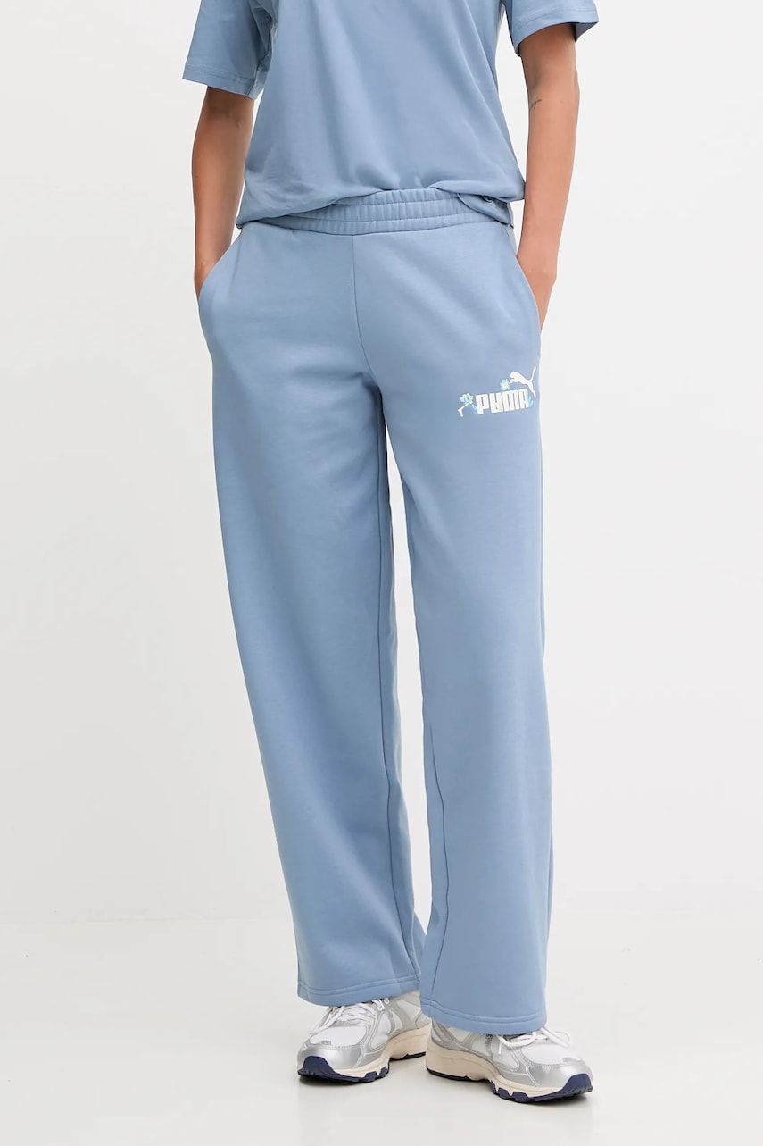 Παντελόνι φόρμας Puma χρώμα: μπλε, 688081