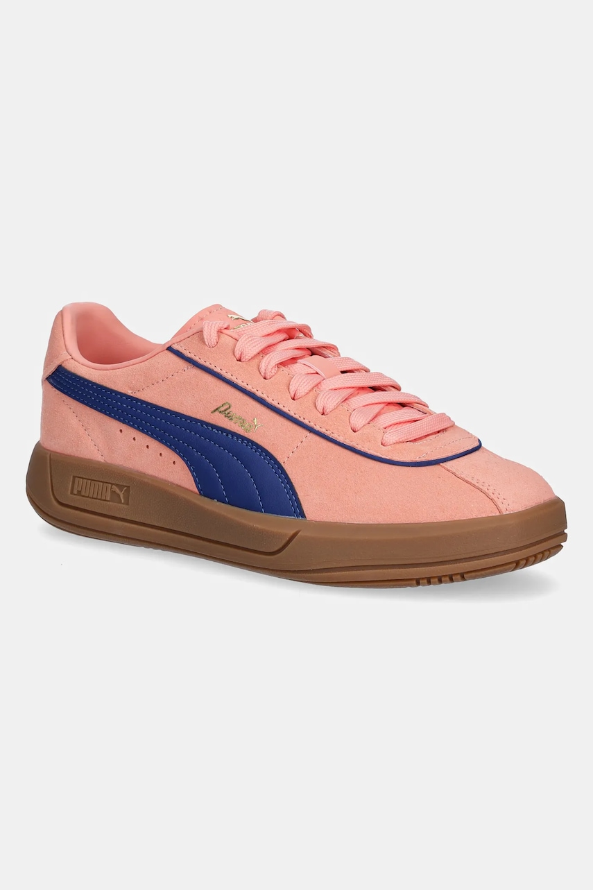 Δερμάτινα αθλητικά παπούτσια Puma Puma Club Klassika SD χρώμα: πορτοκαλί, 400718