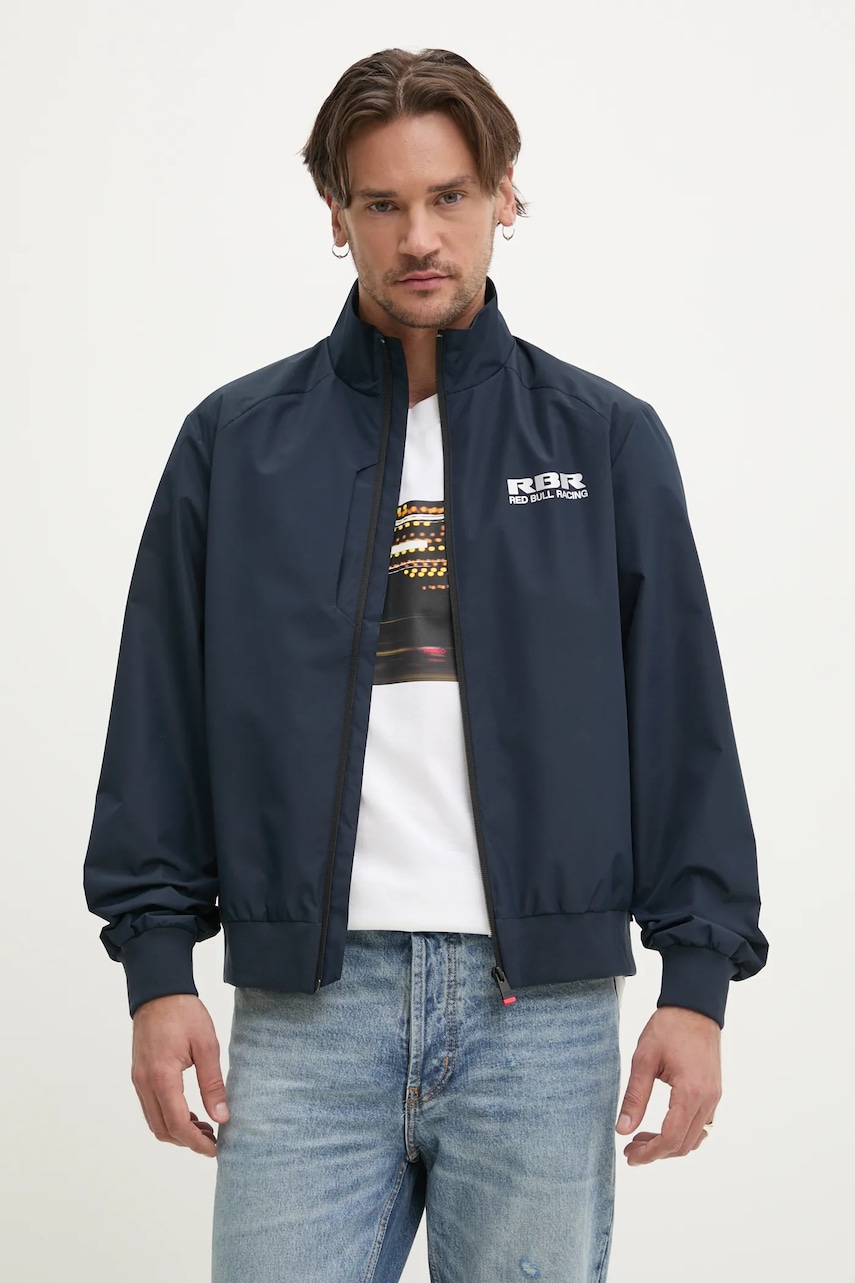 Μπουφάν Red Bull Racing x Pepe Jeans MARINA WINDBREAKER χρώμα: ναυτικό μπλε, RM400012