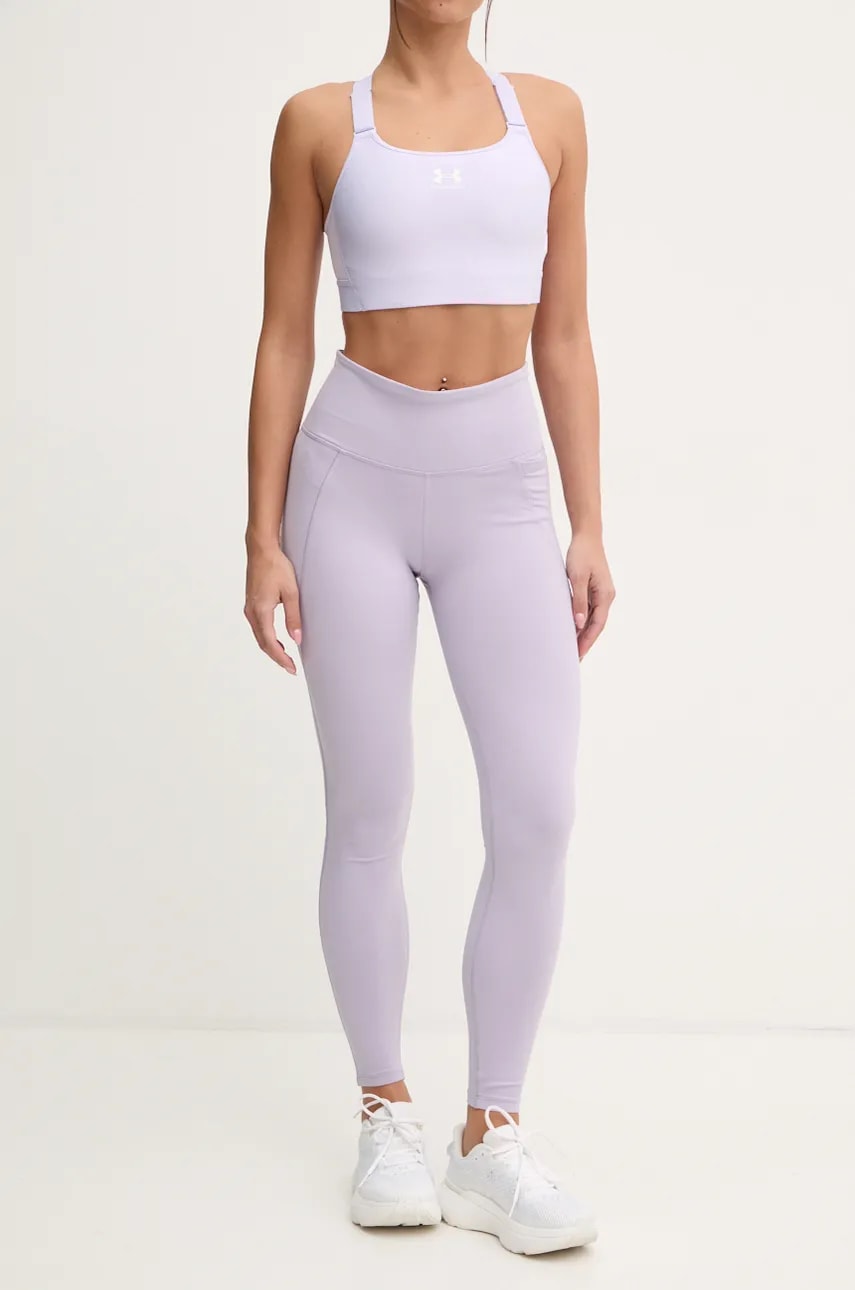 Κολάν προπόνησης Reebok LUX Collection χρώμα: μοβ, 100205606