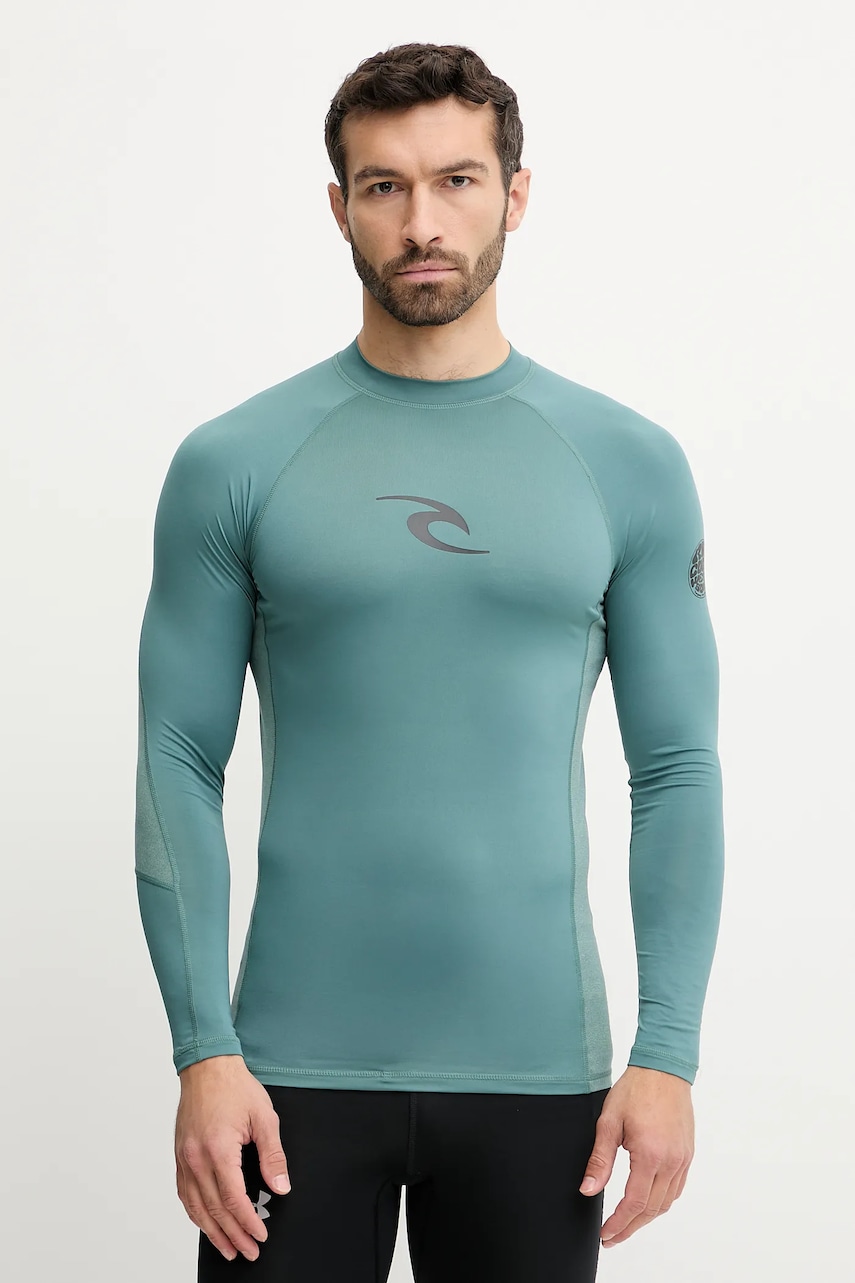 Μακρυμάνικο κολύμβησης Rip Curl WAVES UPF χρώμα: μαύρο, 141MRV