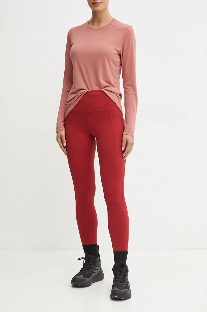 Αθλητικό κολάν Smartwool Active χρώμα: μπορντό, SW016934