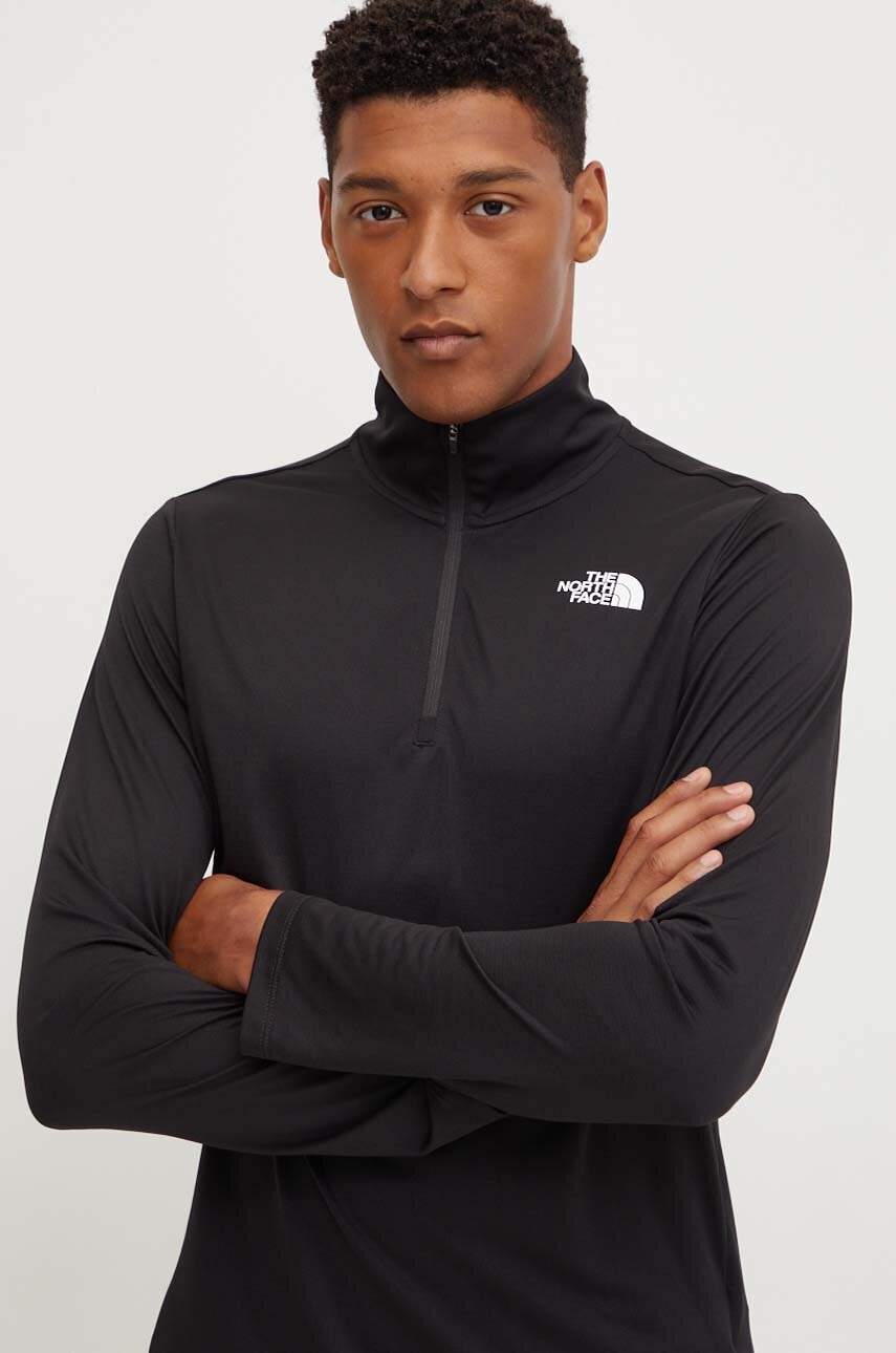 Αθλητική μπλούζα The North Face 24/7 χρώμα: μαύρο, NF0A8949JK31