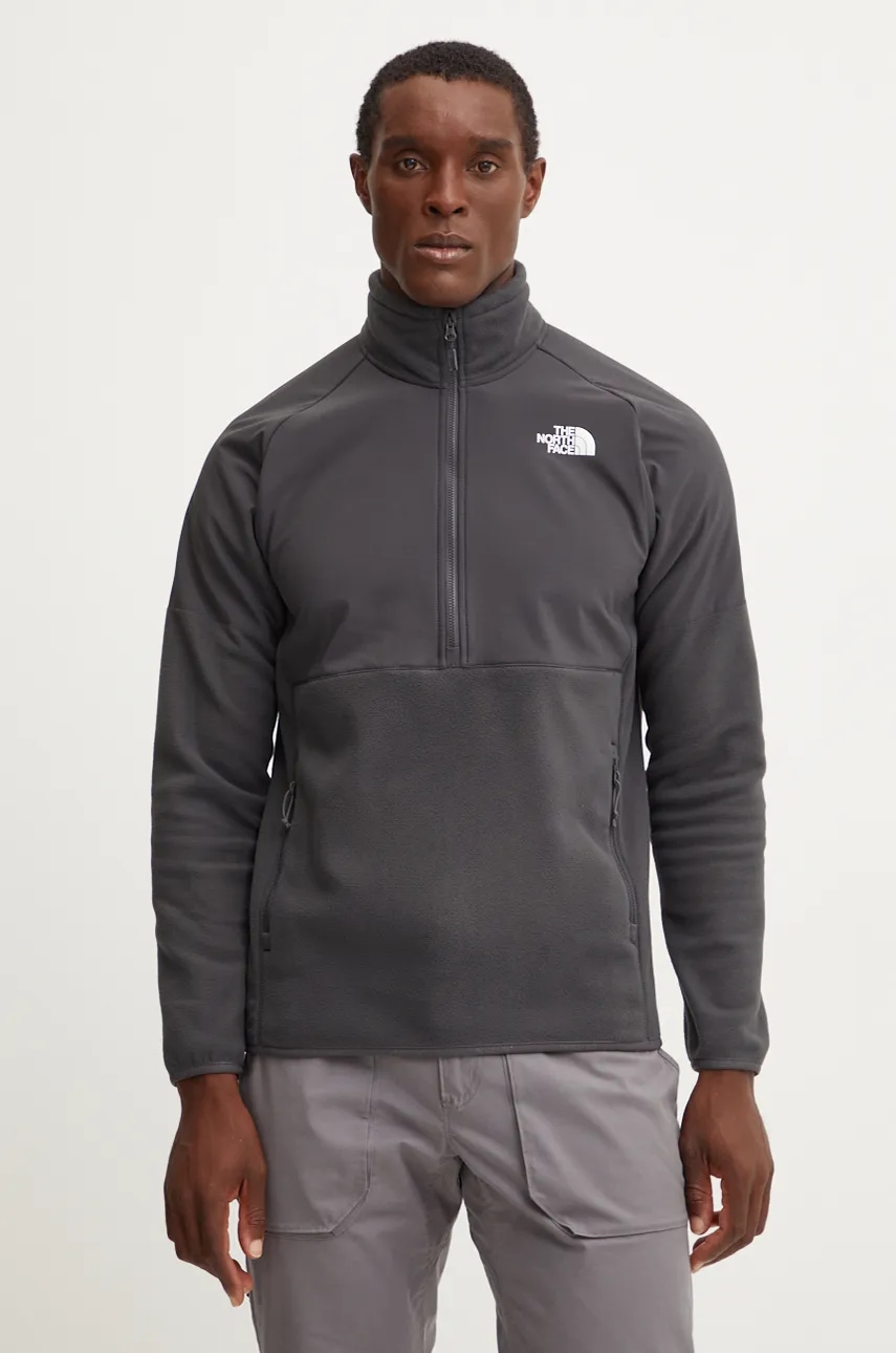 Αθλητική μπλούζα The North Face Glacier Heavyweight χρώμα: γκρι, NF0A89JH03B1