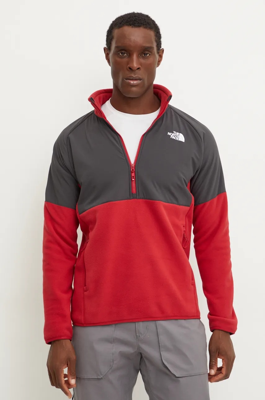 Αθλητική μπλούζα The North Face Glacier Heavyweight χρώμα: κόκκινο, NF0A89JH86O1