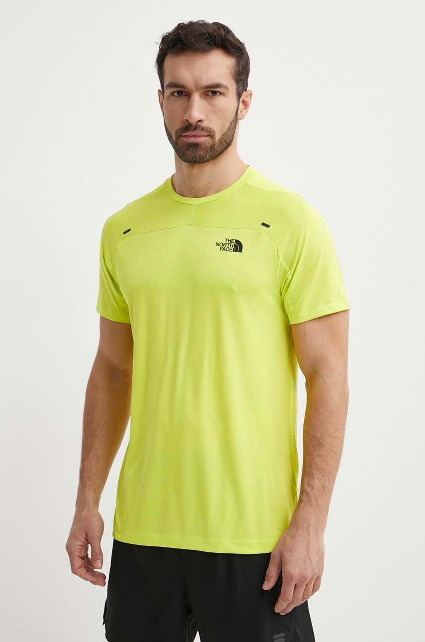 Αθλητικό μπλουζάκι The North Face Mountain Athletics χρώμα: πράσινο, NF0A87CGRIQ1
