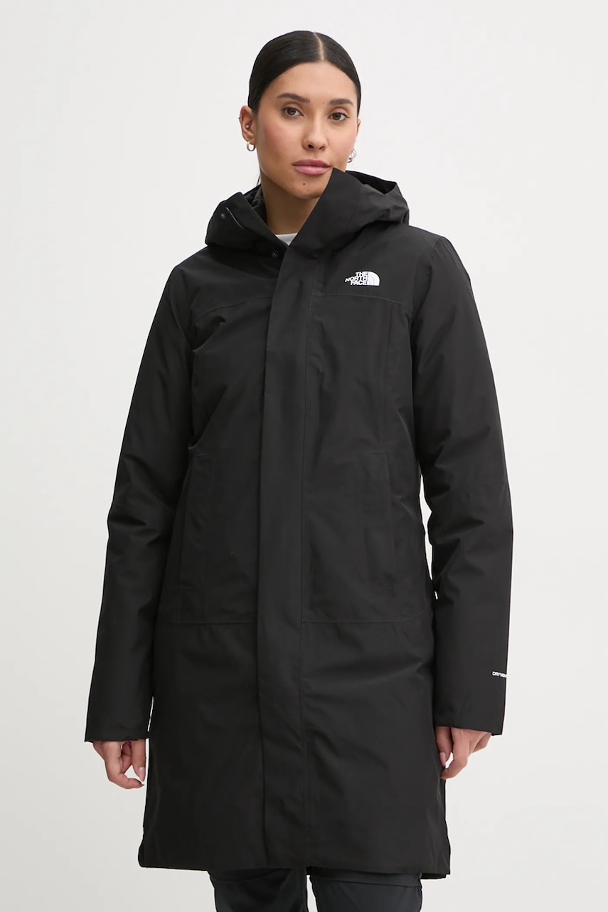 Πουπουλένιο αθλητικό μπουφάν The North Face Suzanne Triclimate 2.0 χρώμα: μαύρο, NF0A89JMJK31