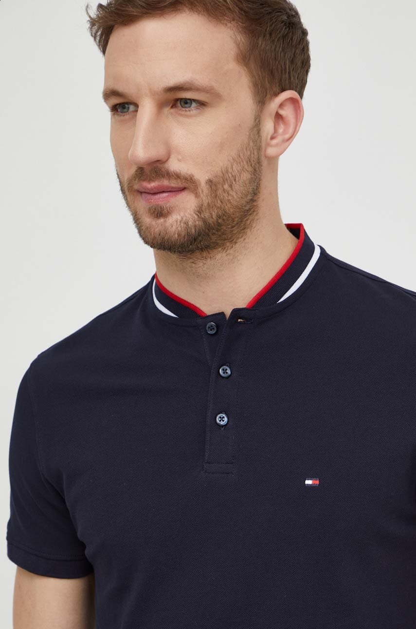Πόλο Tommy Hilfiger χρώμα: ναυτικό μπλε