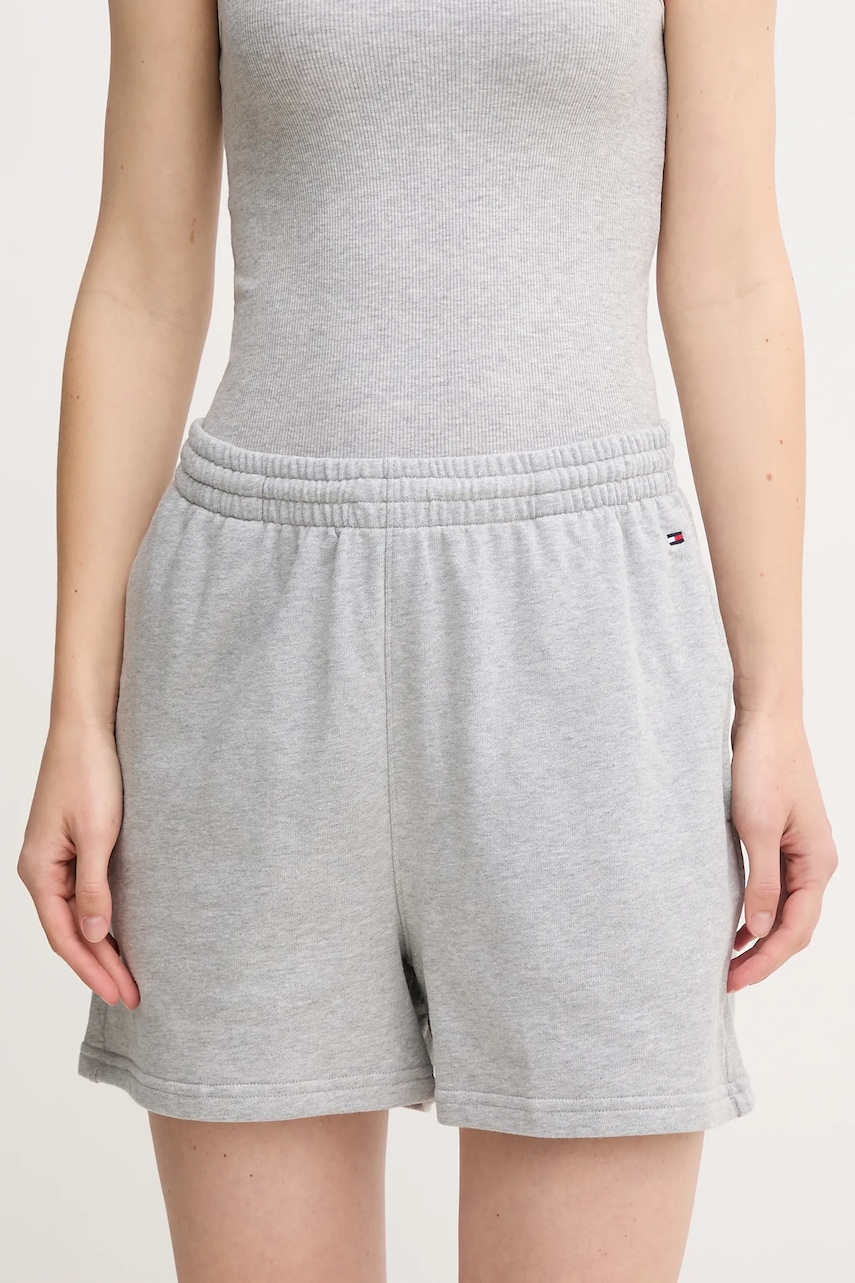 Σορτς Tommy Hilfiger χρώμα: γκρι, UW0UW05800