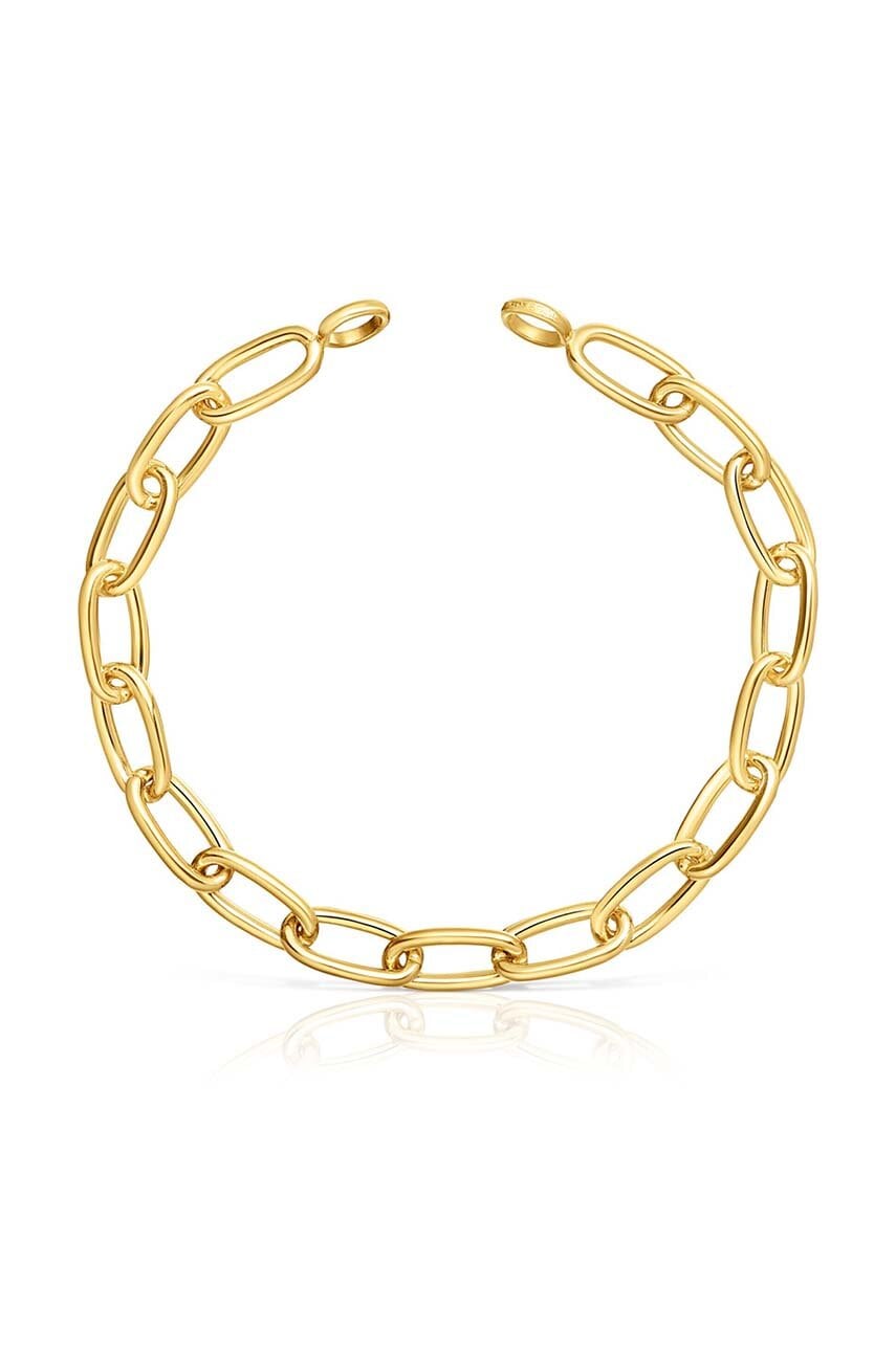 Βραχιόλι από επιχρυσωμένο ασήμι Tous Hold Oval 1004227700
