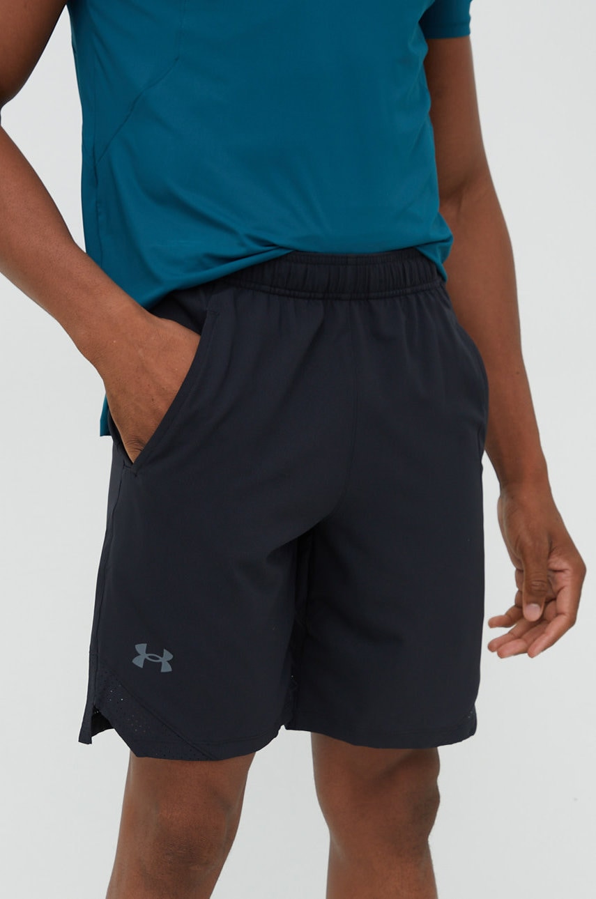 Σορτς προπόνησης Under Armour Vanish χρώμα: μαύρο